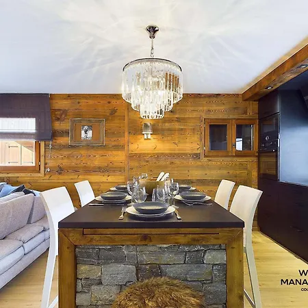 Chalet Renove 2022, 10 Pers, Parking, Poele, Skiroom, 3 Ch, Balcon - Fr-1-664-33 * Courchevel